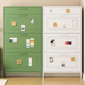 【匠俱】鐵製拉門下掀鞋櫃 65x15x129cm 超薄翻門鞋櫃鞋架 玄關鞋櫃 門口鞋櫃 透氣超薄鞋櫃