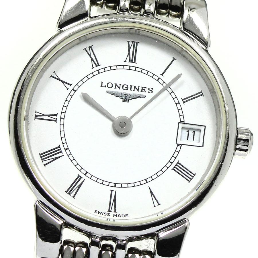 ロンジン LONGINES L5.132.4 フラッグシップ デイト クォーツ レディース _737015 | LINEブランドカタログ