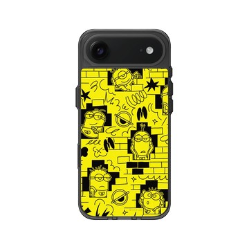 iPhone Air Clear (相機按鈕) 酷墨灰 - Minions - Minions - Yellow Wall