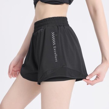 運動短褲女晨跑步速干褲健身房瑜伽服防走光三分褲透氣羽毛球顯瘦