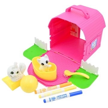 Crayola 繪兒樂 彩繪百變毛小孩趣味果園  彩色  1組