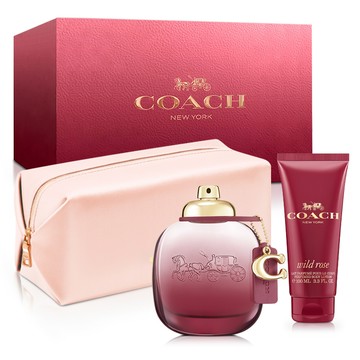 Coach 曠野玫瑰女性淡香精三入禮盒