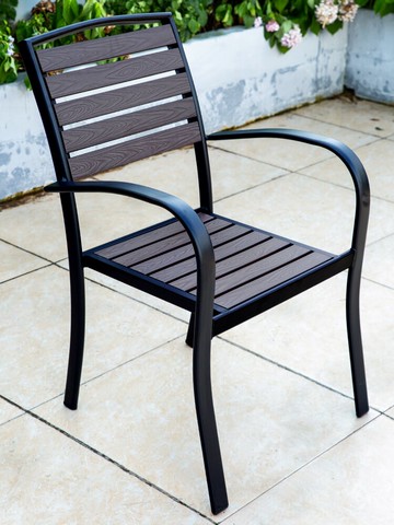 戶外桌椅庭院露臺餐桌椅組合防腐木防水防曬陽臺花園休閑單桌單椅