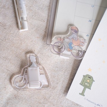 Kitty 郵差壓克力夾