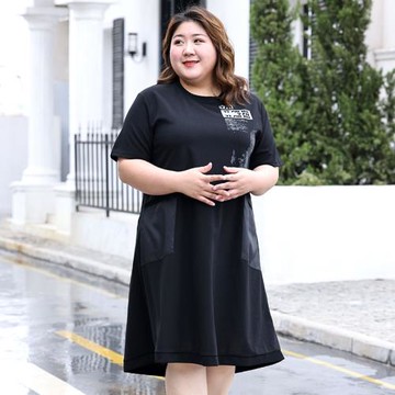 媽媽新款氣質連衣裙中老年女裝夏季時尚洋氣大碼寬松裙子中年夏裝