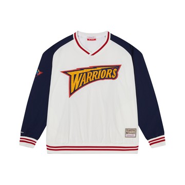 Mitchell & Ness TEAM WOVEN PULLOVER JACKET 男 短袖上衣 MN25BOU04GSW