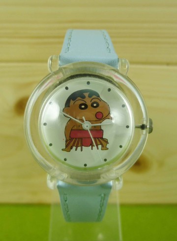 【震撼精品百貨】蠟筆小新_Crayon Shin-chan~小新手錶~黑人#01747