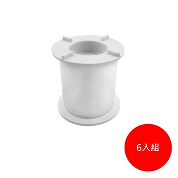 【6入組】特力屋 沐浴龍頭濾淨導水器專用濾芯-T50D