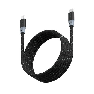 Hipporizz 240W 磁吸捲線 USB C to C CAVO雙色編織PD快充線1.5M