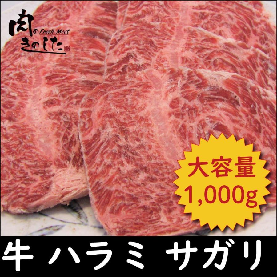 牛肉 焼き肉 ハラミ(サガリ) 1kg BBQ バーベキュー 焼肉 大容量