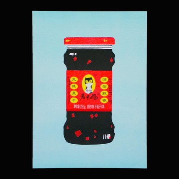 老干喵 貓貓  Riso 印刷 Poster 原創獨立海報