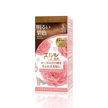 伊露恩花香染髮霜3G明栗色