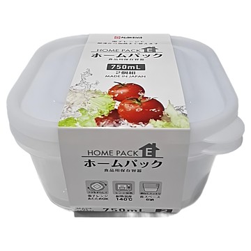 NAKAYA 輕量方型保鮮盒 W K299-4 750ml  2入  1組