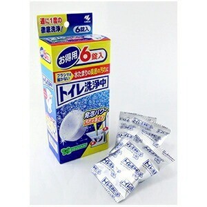 日本 小林製藥 馬桶除臭 清潔錠 6錠【酪梨小窩】清潔劑 除臭 馬桶清潔 除臭錠 洗淨中 洗淨錠