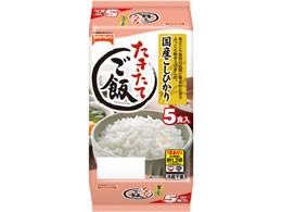 テーブルマーク たきたてご飯 国産こしひかり 180g×5食