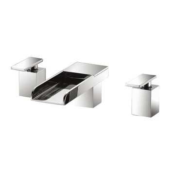 Formula 台製原廠加厚電鍍三件式亮面浴缸龍頭 E8552-3