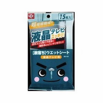 激落ちウェットシート 液晶テレビ用 15枚入 レック (LEC)