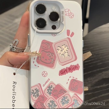 卡通麻將髮 防摔 適用蘋果iPhonexs i11 i12 13 14 15 16promax 78p手機殼