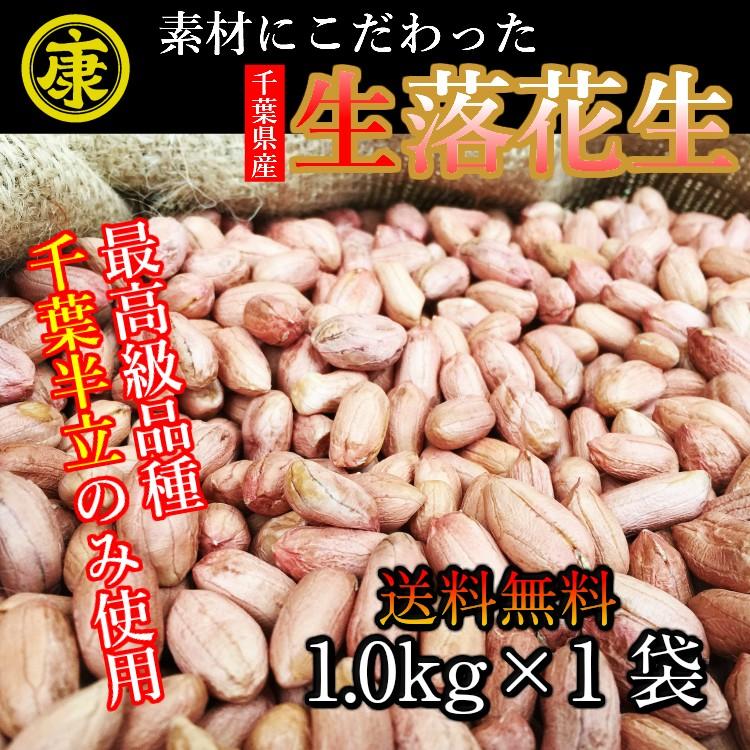 令和5年産 生落花生 むき実 1kg 高級品種 千葉半立のみ使用  千葉県産