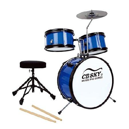 CB SKY 13 inch 5-piece Kids Junior Drum Set Beginner (Standard)  Kids musical toys, musical instrument for ages 3-5 5-9