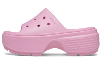 WMNS CROCS STOMP SLIDES PINK