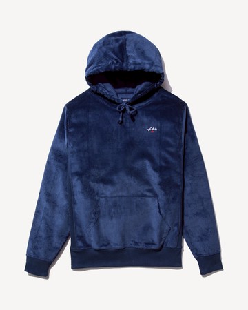 Noah Corduroy Hoodie Dark Blue / S