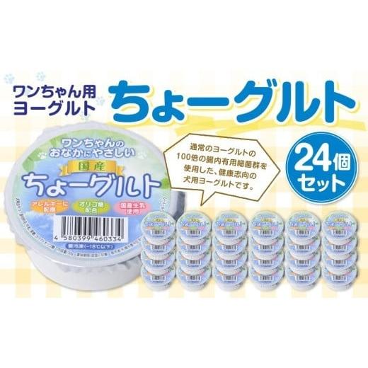 ふるさと納税 北海道 札幌市 ワンちゃん用ヨーグルト ちょーグルト 24個セット