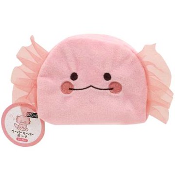 【100 Life Japan Can Do】六角恐龍小物收納包(粉)(1入)