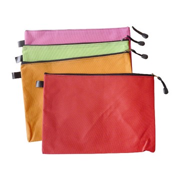 8452 帆布A4文件收納袋 A4牛津布文件袋 資料夾 檔案袋 文具袋 辦公文具用品 印刷印字廣告宣傳