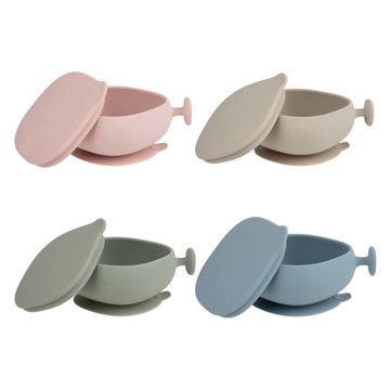 澳洲 b.box 矽膠附蓋握把吸盤碗(多款可選)學習餐具 矽膠餐碗 吸盤碗