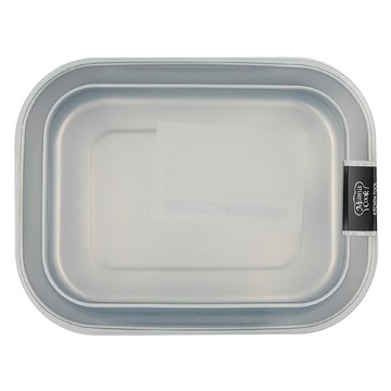 SHIMOMURA 下村 不銹鋼方形保鮮盒 1.7L  1入  1個