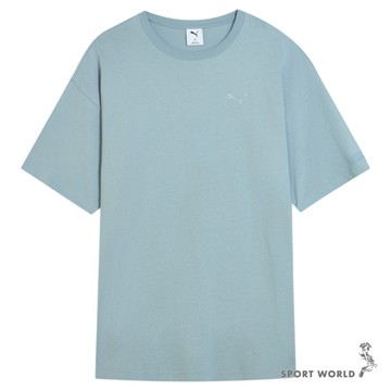 Puma 短袖上衣 男裝 純棉 藍【運動世界】63297967