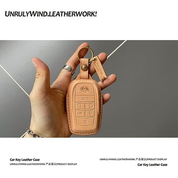 適用豐田埃爾法鑰匙套皇冠威爾法鑰匙包阿爾法高檔全包手工真皮