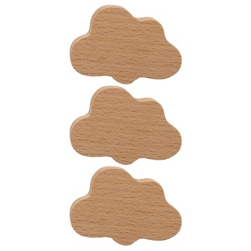 沐慕家居 強力無痕掛鉤  雲朵  3個