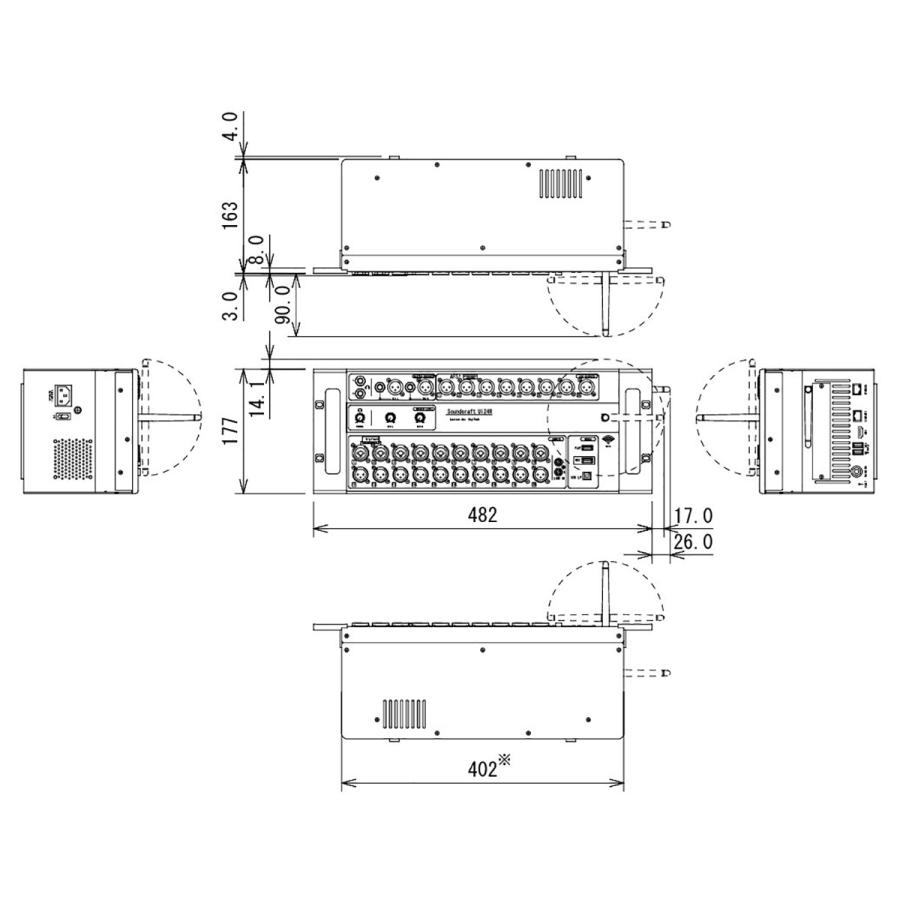 SOUNDCRAFT サウンドクラフト Ui24R リモートコントロール・デジタル・ミキサー