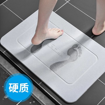 衛生間防滑墊 硅藻泥吸水墊衛生間地墊速干腳墊海藻泥廁所門口墊子浴室防滑墊【MJ16942】