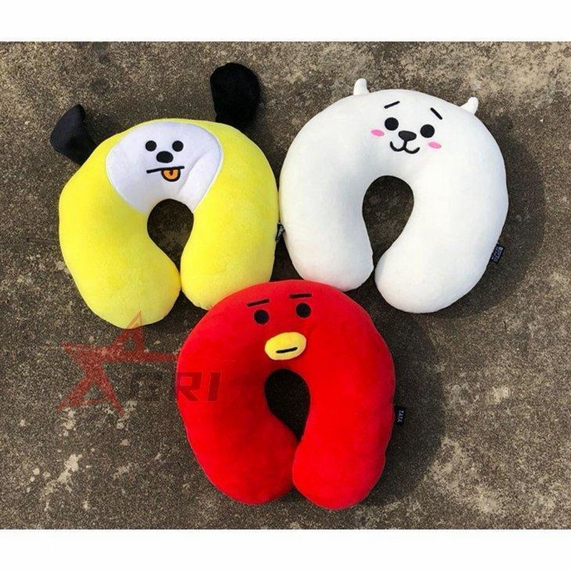 BT21 グッズ ネックピローU型首枕 防弾少年団 ぬいぐるみ 韓国 ネック 