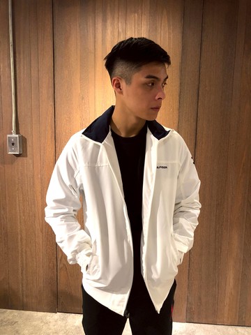 美國百分百【Tommy Hilfiger】外套 TH 夾克 防風 防潑水 透氣 保暖 立領 休閒 白色 XS號 J491