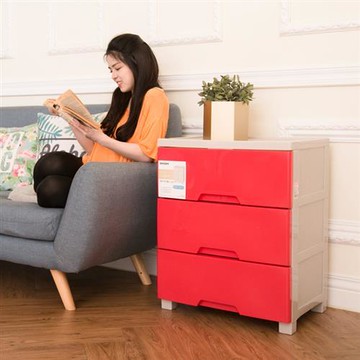 【將將好收納】特大好運三斗櫃-84L