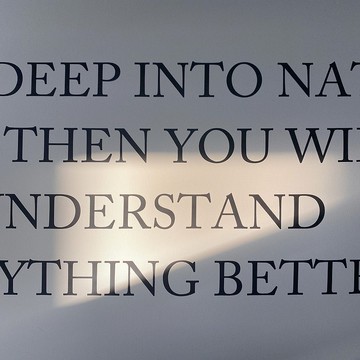 【微瑕特惠】【福利品】師法自然 - 簡約英文字掛畫/居家佈置/房