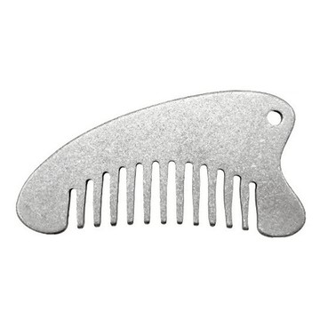 TEMPEST 純鈦梳子 石洗按摩梳  1個  鈦本色