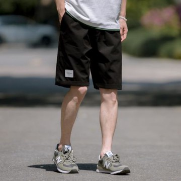 聽風休閑中褲韓版潮流帥氣抽繩