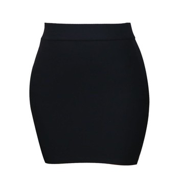 裙裝 短裙 包臀裙 女裝服飾 2021包臀裙半身裙高腰顯瘦彈力一步裙職業黑色西裝工作短裙女 新款 摩天大樓
