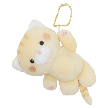 KAMIO JAPAN Burarin吉祥物吊飾娃娃  虎斑貓  1個  12cm