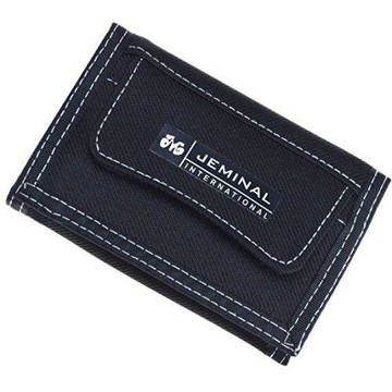 Love 21 2019男Jeminal帆布三折運動休閒黑色錢包