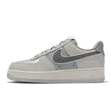 Nike 休閒鞋 Wmns Air Force 1 07 LX 女鞋 經典 皮革 穿搭 灰 DQ5079-001