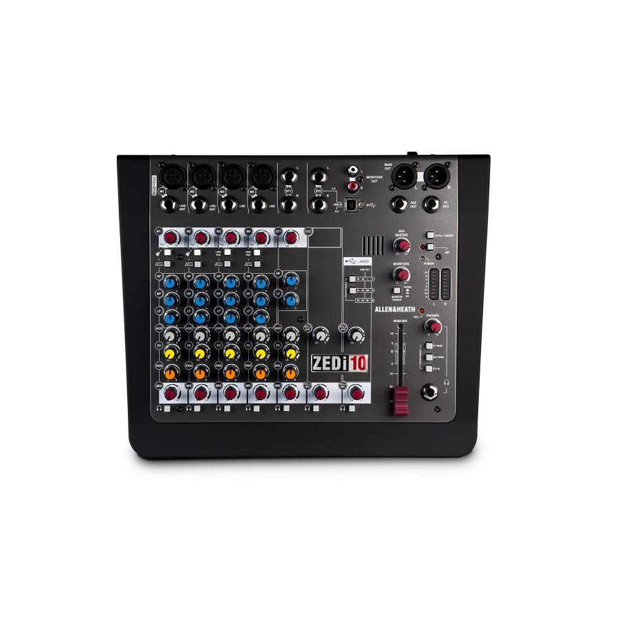 Allen ＆ Heath ZEDi-10 Compact Hybrid Audio Mixer 4x4 USB Interface (AH-ZEDi-10)