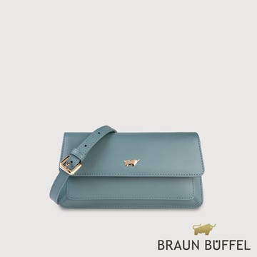 【BRAUN BUFFEL 德國小金牛】台灣總代理 艾拉 萬用包-大西洋藍/BF836-713-ALB