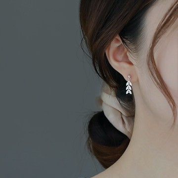 925純銀耳環女新款潮耳釘2021年小眾設計高級感耳飾流蘇耳墜飾品