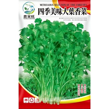 【原廠包裝】四季播種大葉香菜種子 台灣現貨 家庭必備爆香調味 火鍋提味聖品 陽台盆栽好種易活 快速收成 耐熱強